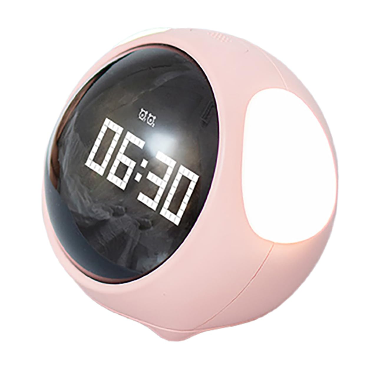 Reloj despertador digital infantil LED Cabilock con expresiones faciales para mesita de noche