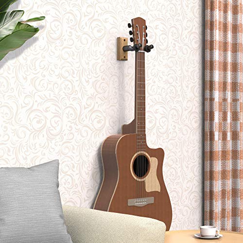 MoKo Support Mural pour Guitare, Lot de 2 Crochet de Guitare à Base de Bois Dur, Support de Guitare Ajustable pour… - Les Beatles, Paul McCartney, John Lennon, RIngo Starr, George Harrison MoKo Support Mural pour Guitare, Lot de 2 Crochet de Guitare à Base de Bois Dur, Support de Guitare Ajustable pour… – Image 8