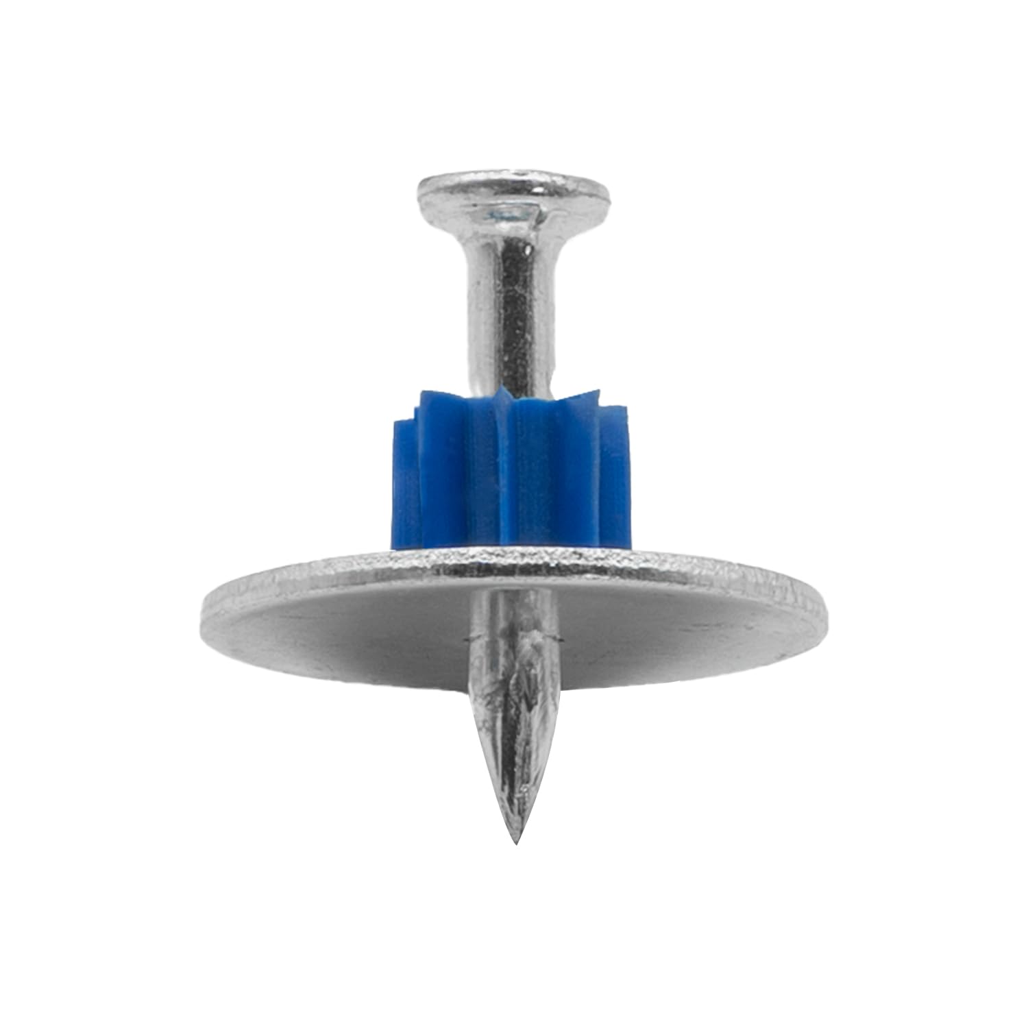 BLUEPOINT Powder Actuated Fasteners 1 to 3” .300 Head, .145 Dia. Shank Contractor Pin w/ 1