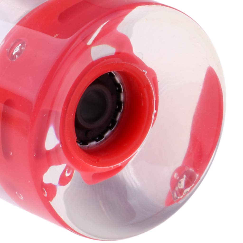 Skateboard-Räder, 60 mm, leuchtet bei Nacht, 78 A, Dunkelblau, 4 Stück