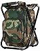 TentHome Chaise Pliante à Dos de Camping Tabouret Pliable et Portable avec Sac à Dos Isotherme Chaise Pliante 3 en 1 pour la Pêche Camping Randonnée Chasse (Camouflage)