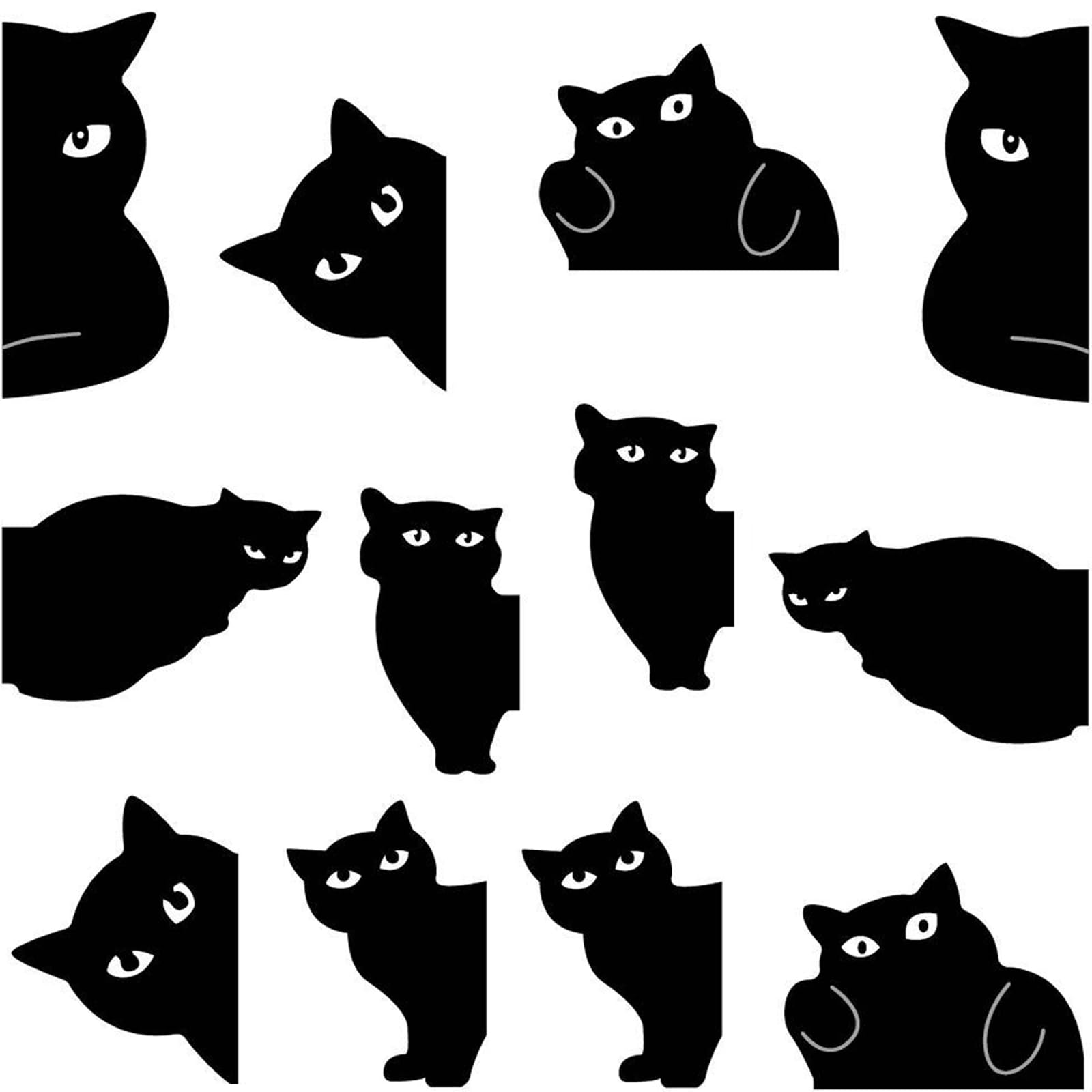 Zfseyuh 12 Piezas Punto de Libro Marcapaginas Originales de Gato Marca Paginas Libros Marcapaginas Originales para Niños,Amantes de Los Libros y Amantes de Los Gatos