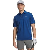 Under Armour Polo Tech - Blu Varsity, Grigio Pitch/Grigio Passo