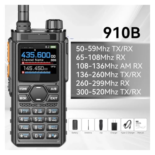 Walkie Talkie banda completa 910 para rutas de montaña y monitorizacion de radio 3