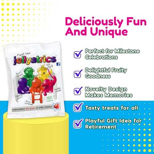 Jellyatrics Jelly Babies Novelty Sweets 180g miniatura 2