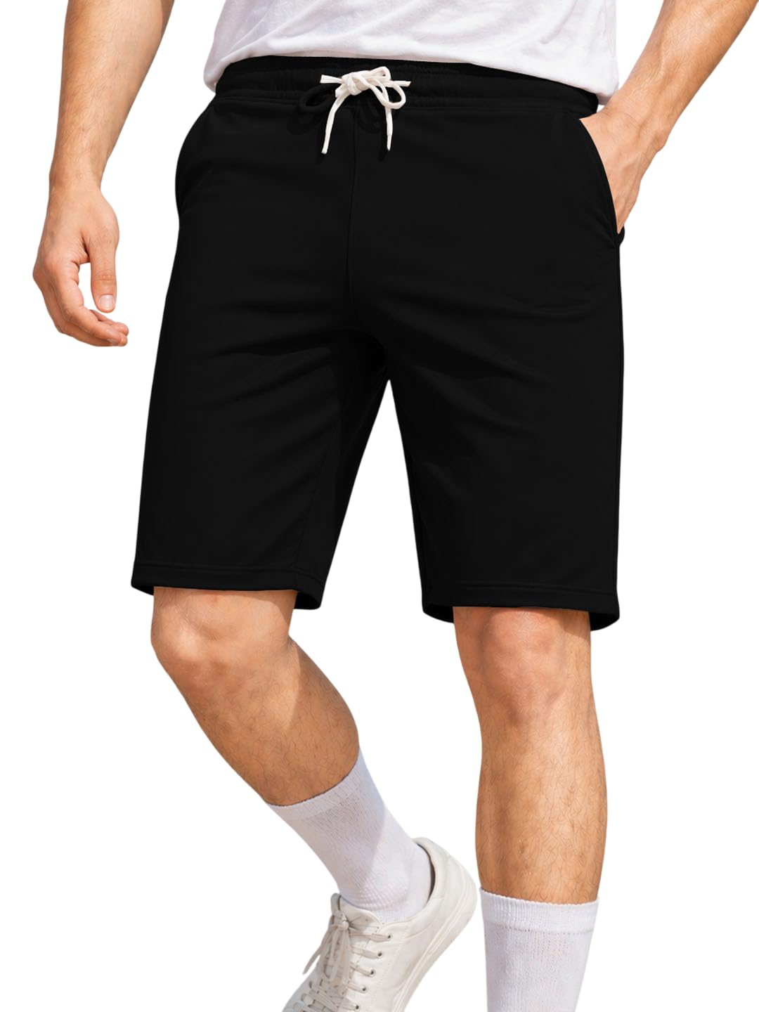 yazole Men's Stylish Shorts | Lycra Blend Regular Fit Sports Shorts | Lightweight & Comfortable | Casual Gym Running Walking Travel Outdoor Activewear Shorts for Men - (S to XXL)-picture-12