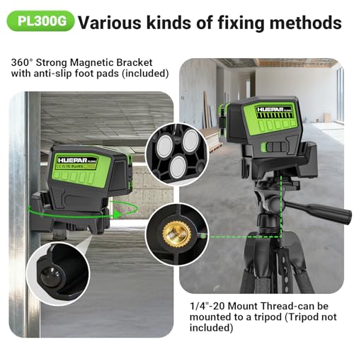 Image of HUEPAR 3 Point Self Leveling Laser Alignment Tool with Plus Mode