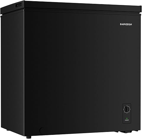 Bangson US-BSF-022 7.1 cu ft Chest Freezer Black