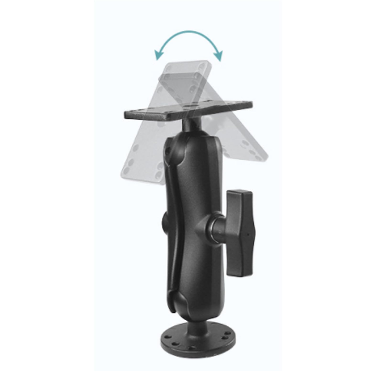 Supporto per ecoscandaglio a Braccio Corto in Lega di Alluminio Supporto elettronico Marino Supporto per Tablet per ecoscandaglio per Helix 7 5 di Si GPS Sonar XD Appassionati di