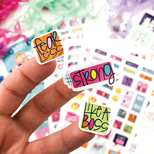 330 Planner Stickers - Grateful Heart Collection, Daily Thankfulness, Awesome Days For Gratitude Journals & Bullet Journaling, Happy Hearts, Travel, Beach, Good Times, Like A Boss, Sweet Life #TOP6