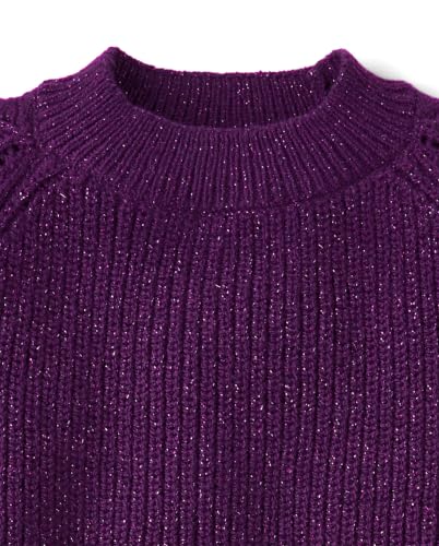 Image of The Children's Place Girls' Long Sleeve Crew Neck Pullover Sweater