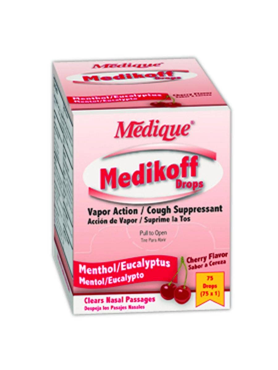 Medique MP50601 Medikoff Cough Drop, Standard, Red (Pack of 600
