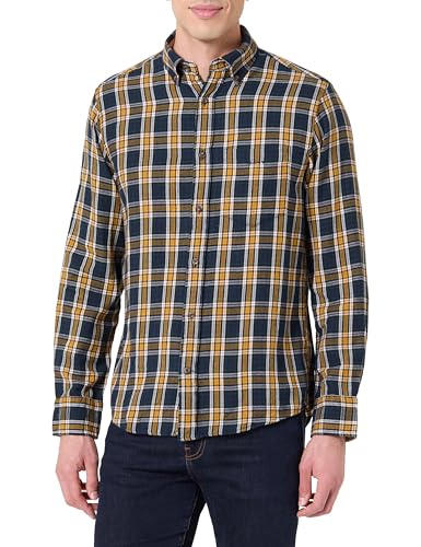 Camiseta franela GANT cuadros azul M cómoda que no aprieta ni pierde el color