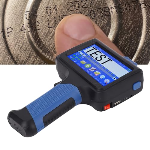 Image of Handheld Inkjet Printer Convenient Touchscreen Printing Machine for Labeling and Marking Spanish Connection