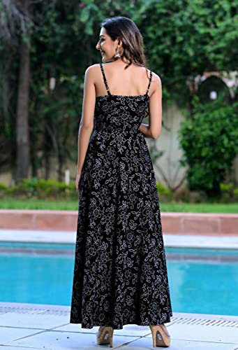 Image of Women Gown with Bandhej Print