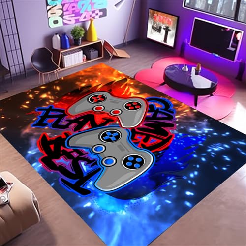 Osimiccp Gaming Rug for Game Room,3