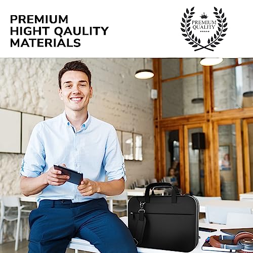 Bible Bags For Women And Men Large Size - Xxl Bible Cover Case Fits Book Up To 11.4 X 8.85 X 1.9 Inches - | Zippered Pocket | Pen Slots | Shoulder Strap | - Black Church Christian Gift For Boy Girl #TOP4