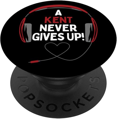 Miniatura 1 de Gaming Quote "A Kent Never Gives Up" Headset Personalized PopSockets Swappable PopGrip