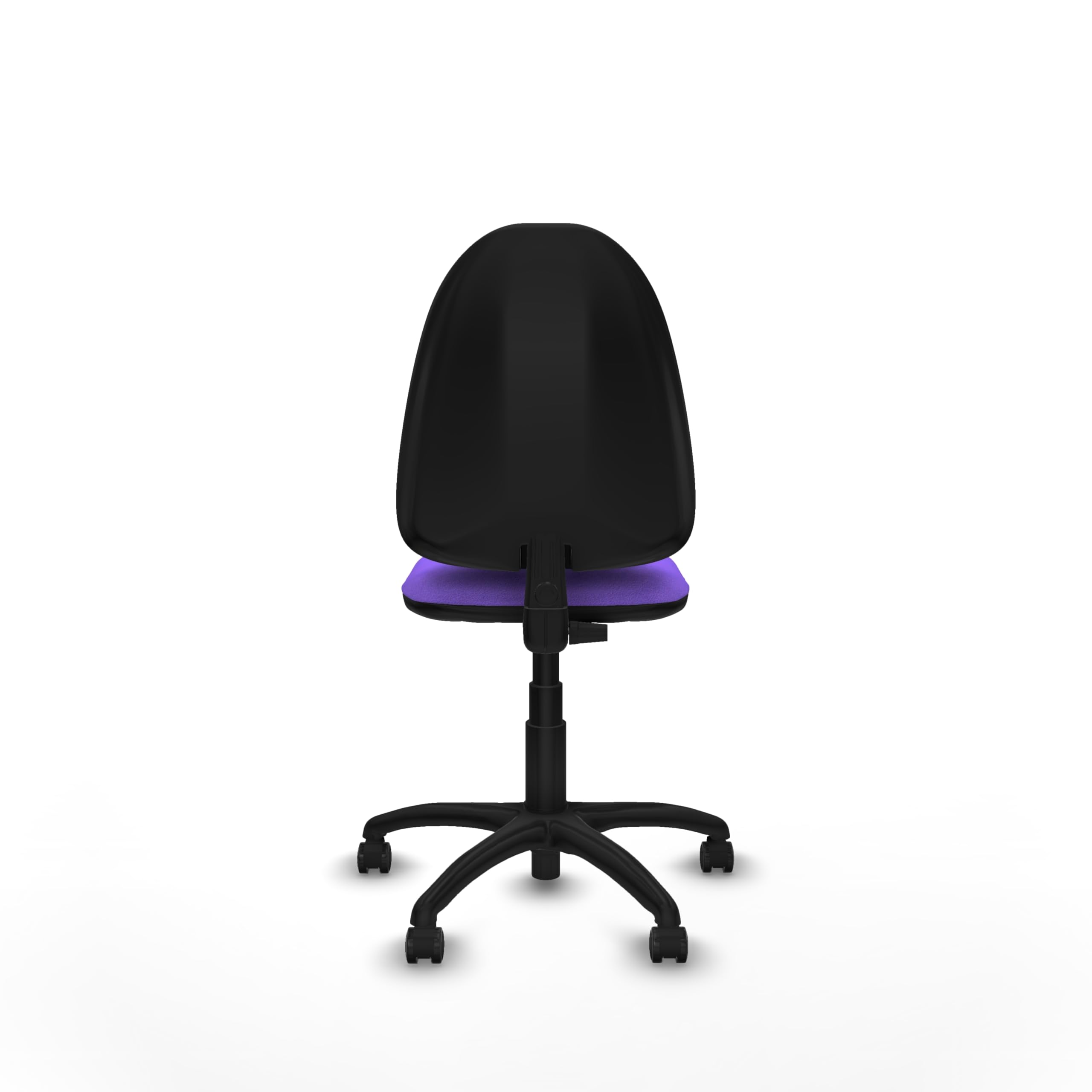 Piqueras y Crespo - Silla para Maquina de Coser Industrial Aýna sin Brazos. Equipado con Contacto Permanente Básico y Espuma de Corte. con Ruedas Autofrenantes