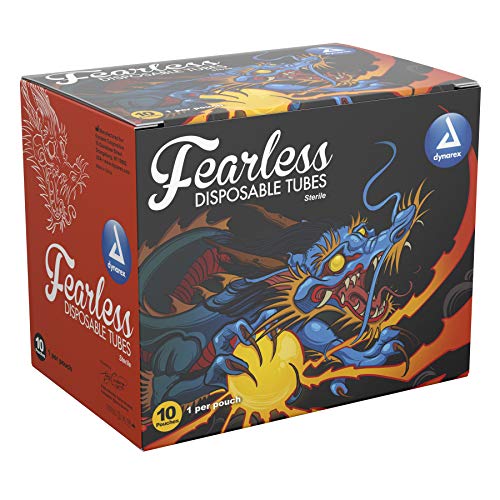 Image of Dynarex Fearless Diamond Tattoo Disposable Tubes, 25mm, 5d, 20 Count