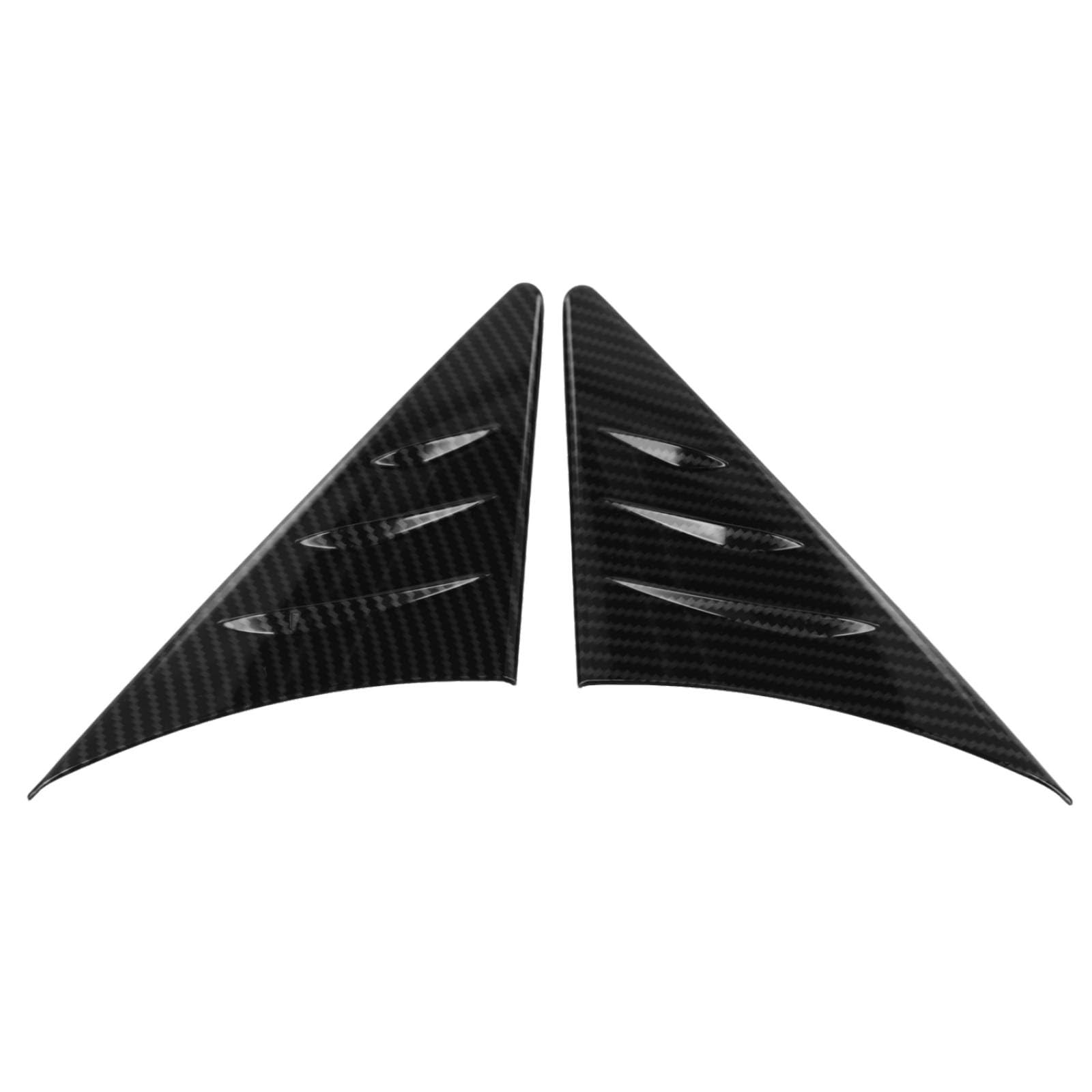 Trim deflettore d'aria ABS in fibra di carbonio per Supra A90 2019-2022, accessori spoiler per riduzione del rumore anti-buffeting, facile da installare, finitura nera