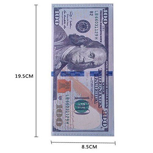 Men's US Dollar Wallet GBP Pound Euro Bill Design Wallet Canvas Billfold Wallets Money Credit Card Photo Holder3