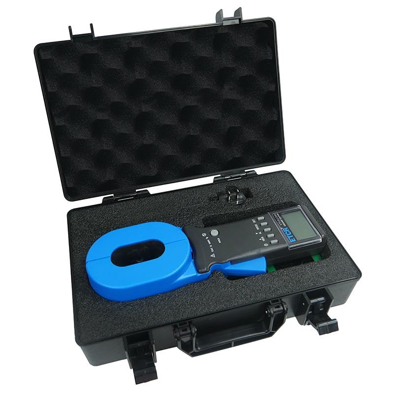 ET2200 Ground Resistance Meter Earth Resistance Tester Clamp Earth Resistance Measurement 0.010Ω~1500Ω 0.000mA~40.0A Double Insulation