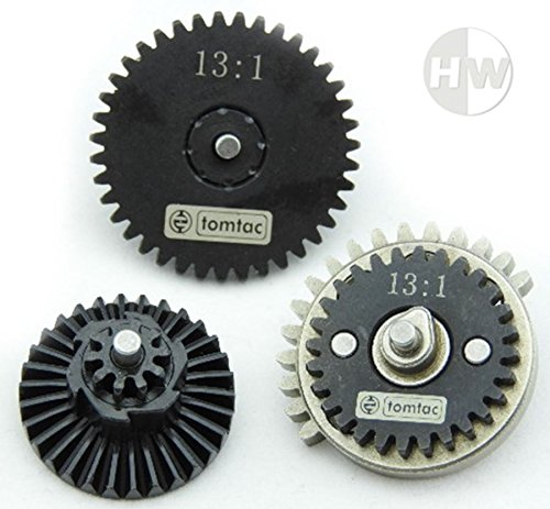 Tomtac Airsoft High Speed 13:1 Gear Set M4 AK47 V2 V3 High Density Steel Gearbox cogs