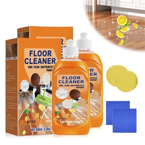 Nettoyant de sol polyvalent doux nettoyant de decontamination 2pcs