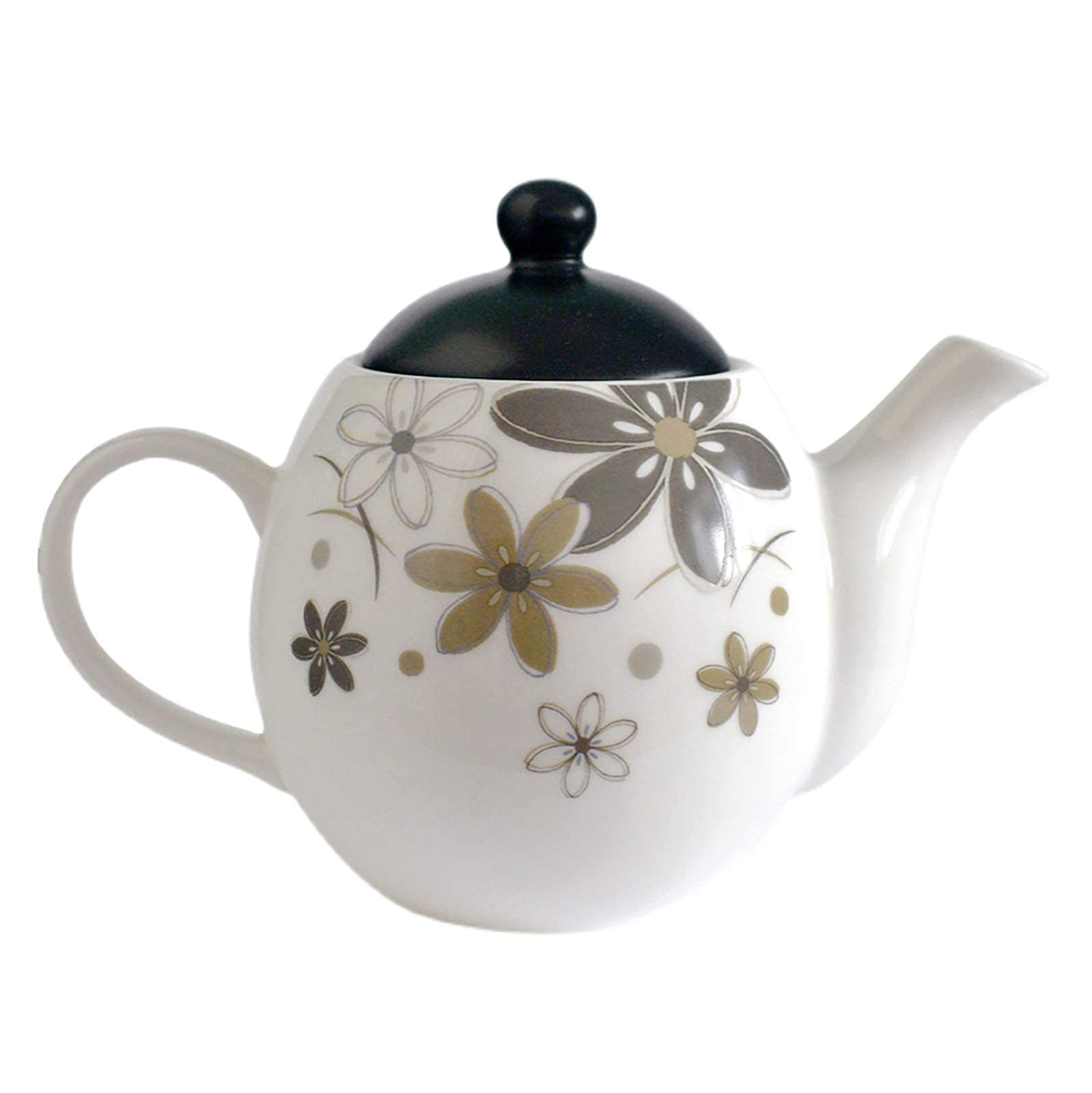 Zestaw do herbaty (1 dzbanek + 4 filiżanki), zestaw do herbaty Kung Fu z sitkiem, japoński ceramiczny zestaw do herbaty kwiatowej, świąteczny/urodzinowy/prezent ślubny