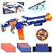 Herefun Elektrische Spielzeug Pistole, Kinder Pistole für Nerf Pfeile, Motorised Blaster Schießspielset mit 100 Schaumstoff Munition+Schutzbrille, Kinder Spielzeug für Weihnachten Geburtstag Geschenk
