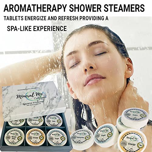 Shower Bombs Aromatherapy - Shower Steamers With Organic Essential Oils For Vaporizing Steam Spa, Relaxation And Stress Relief. Vapor Shower Tablets, Shower Melts - Self Care Gifts For Women And Men #TOP7