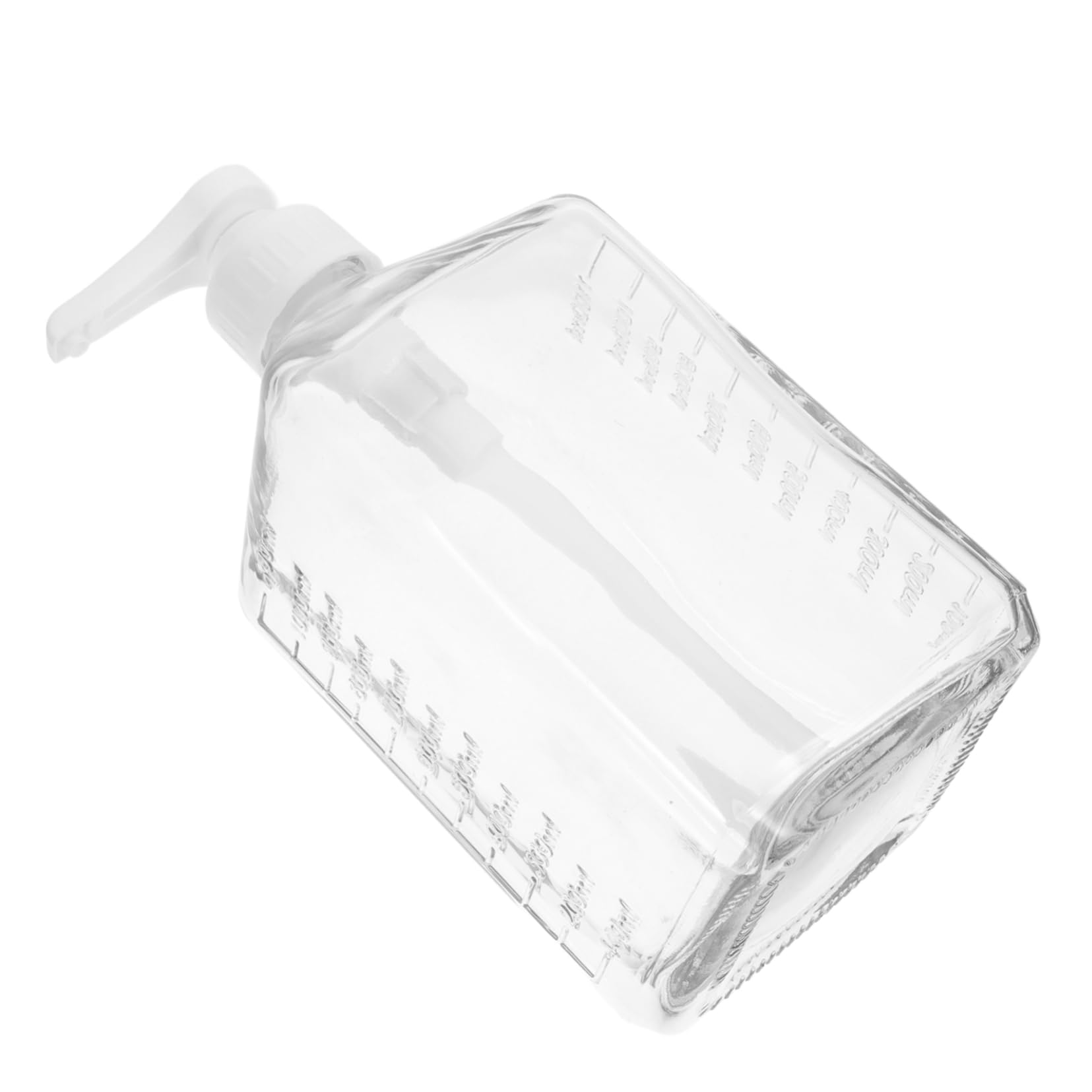 Cabilock Syrup Dispenser with Pump Glass Bottle for Syrup Compact Design for for Home Bars and Lovers and Kitchen Accessory