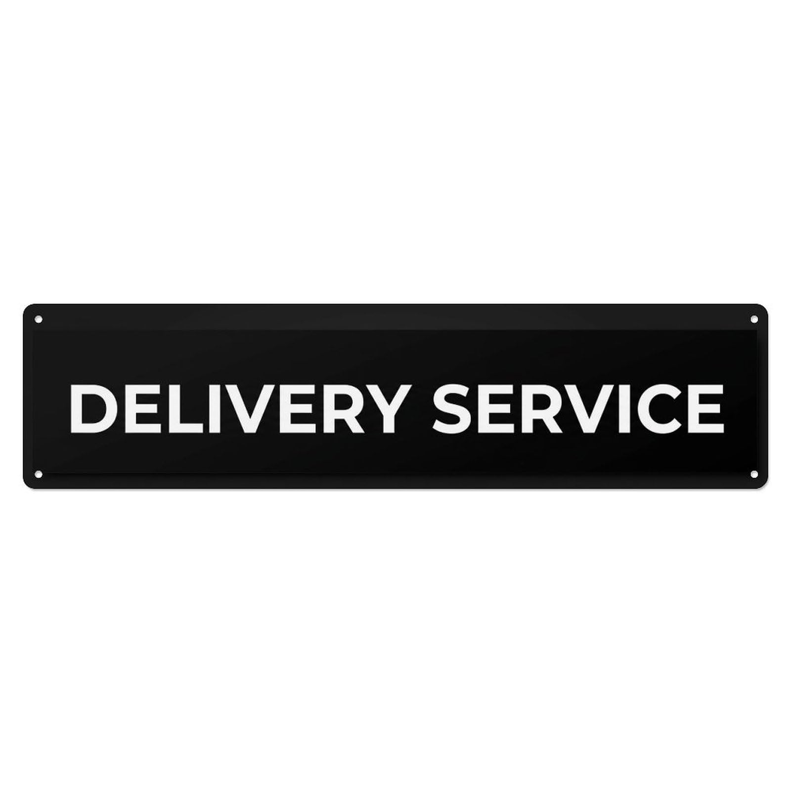 Delivery Service Order Now Metal Tin Sign