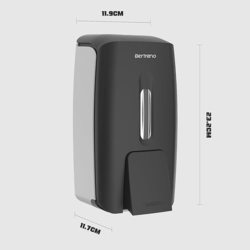 Miniatura 8 de Dispensador de jabón comercial de montaje en pared, dispensador de jabón de manos de 27.1 fl oz, dispensador de desinfectante de manos líquido de