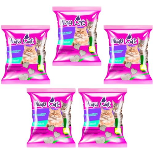 Areia Sanitária Antiodor Miau Clean Para Gatos Tira Cheiro (20 Kg - MiauCat Nat.)