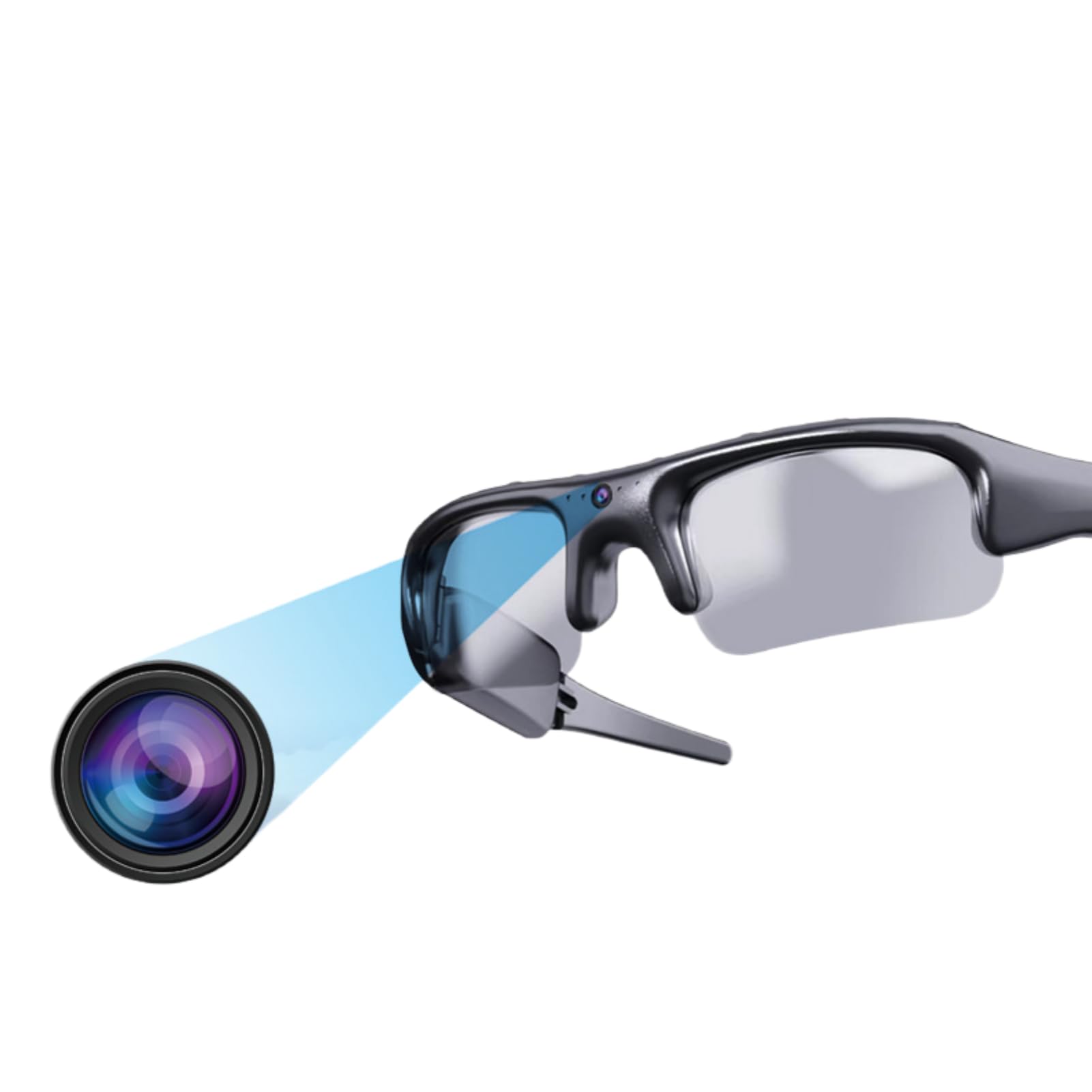 Tangxi Smart Camera Glasses, HD Video Recording Outdoor Sport Action Glasses Camera, 12MP Photos and 1080P Videos, Polarized Lens & Anti Shake for Cycling-picture-31