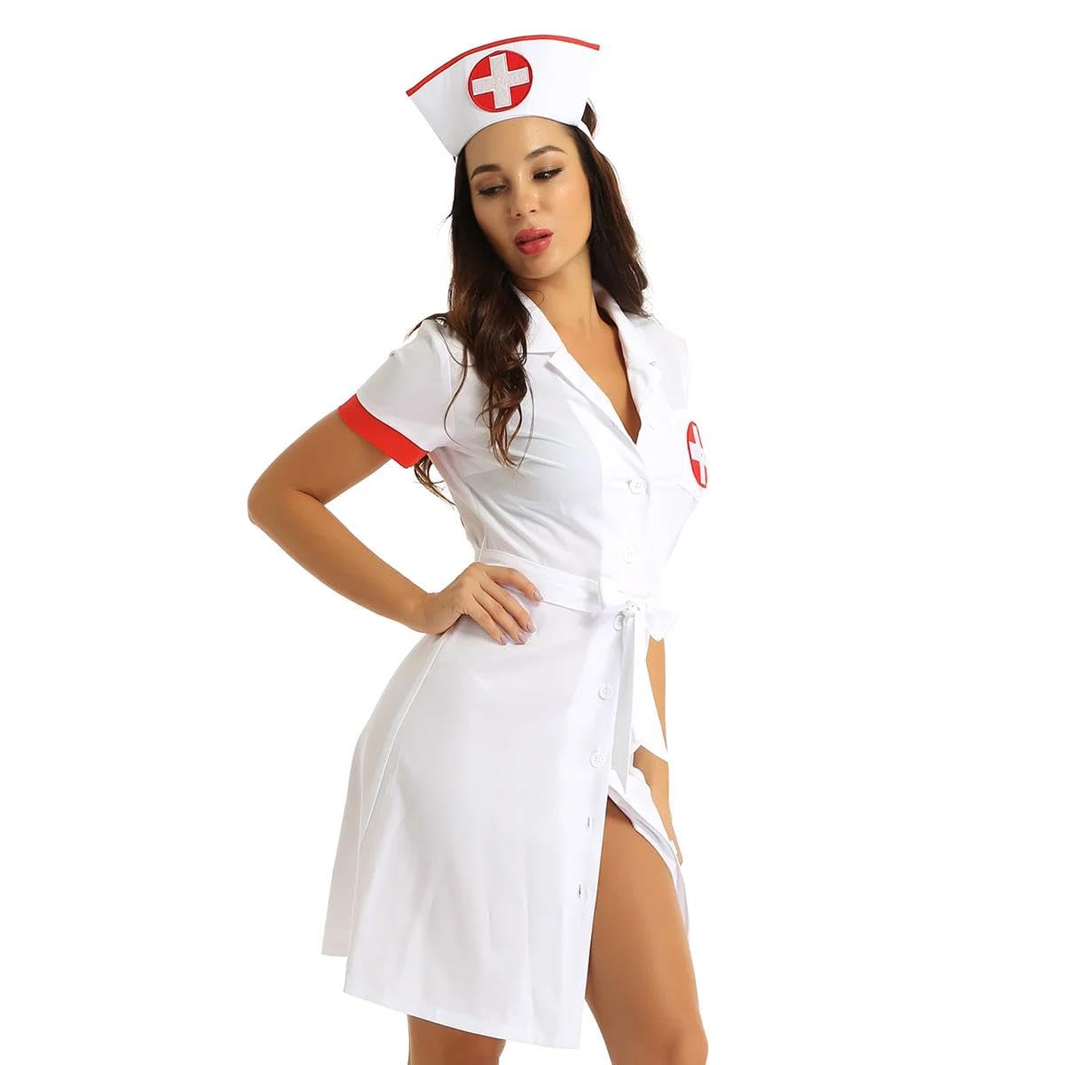 Lencería Sexy Vestido De Cosplay De Enfermera