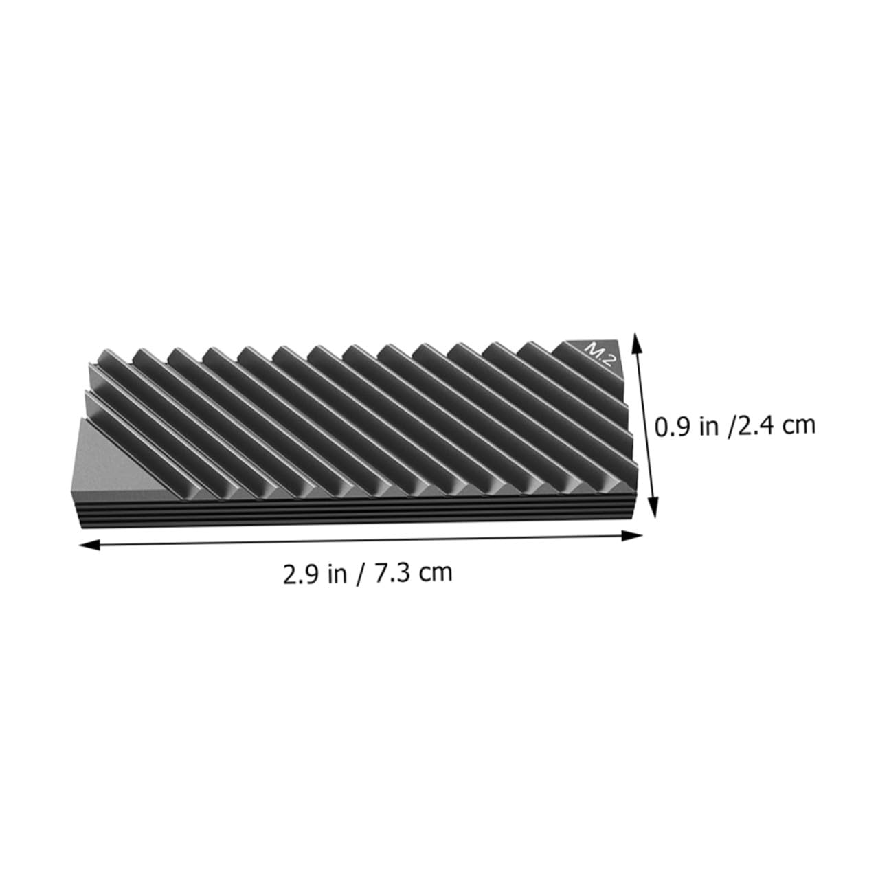 Hemobllo 4pezzi Dissipatore Raffreddamento Ssd Design Facile Installare e Resistente Corrosione Per Schede e Desktop