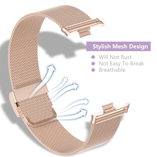 KoGiio Metal Strap Compatible with xiaomi Smart Band 9 Pro/xiaomi Mi Band 9 Pro/xiaomi Smart Band 8 Pro/xiaomi Mi Band 8 Pro - Image 4