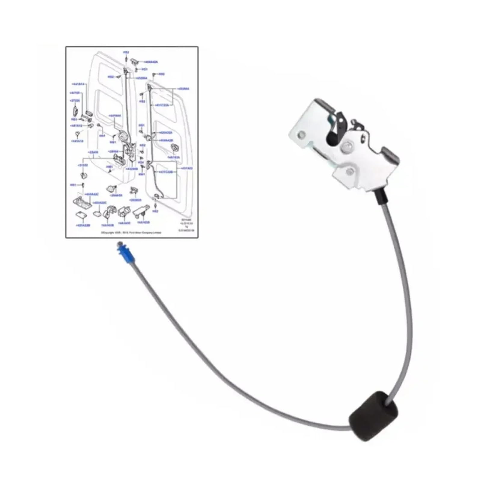 Siłownik zamka drzwi do Forda do Transit MK6 MK7 2000-2015 1494102 Tylne lewe drzwi samochodu Blokada Blokada Dolny kabel Części zamienne Auto Elektryczny siłownik zamka drzwi