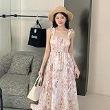 Zoom IMG-1 abito floreale gonna a tracolla Zoom IMG-1 abito floreale gonna a tracolla