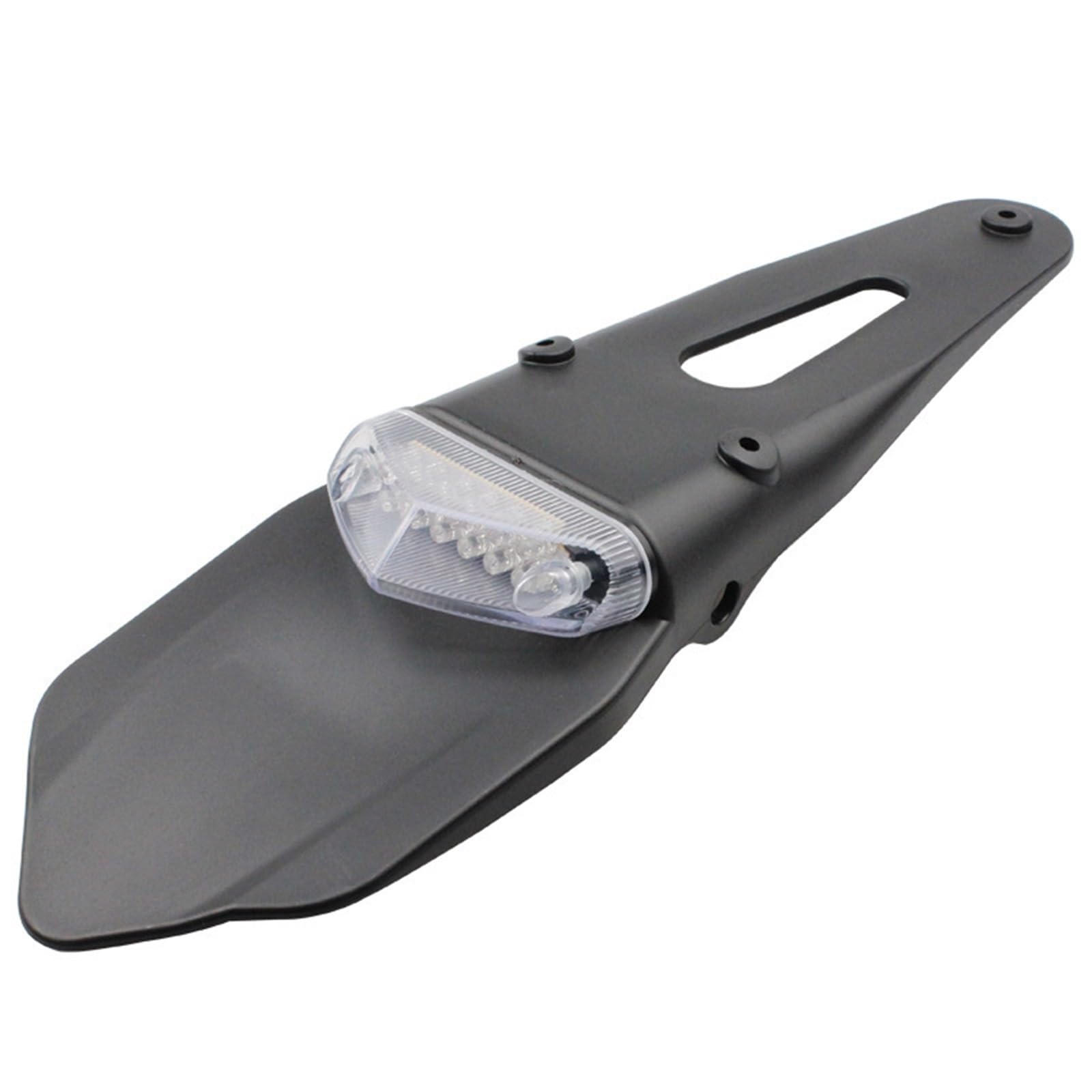 stop tylne światło Światło tylne motocykla Lampa tylna zespolona | Wspornik tylnej tablicy rejestracyjnej lampy hamulcowej(1Pcs-Clear Shell)