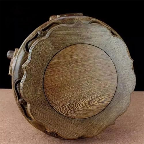 Support for vase à thé en séquoia pour insuffler la sérénité du bonsaï