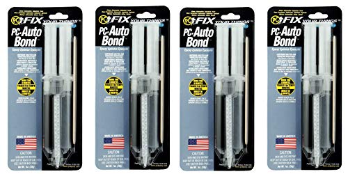 PC Products PC-AutoBond Epoxy Adhesive Paste, 1 oz Double Syringe, Metallic Gray 81112 (F?ur Pa?k)