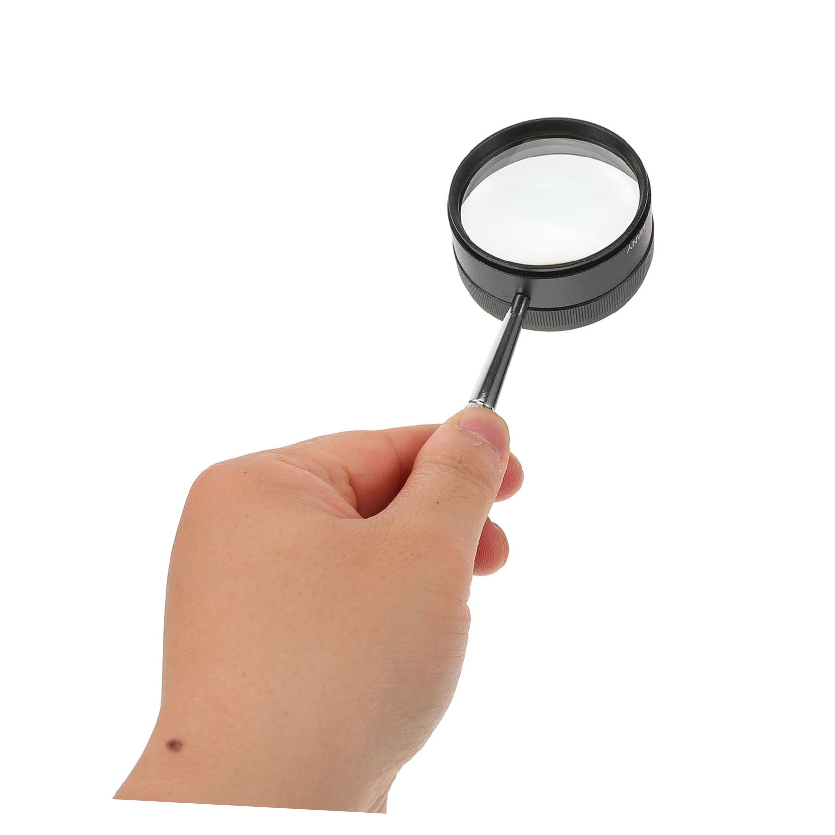 Didiseaon 3piezas Lupa De Identificación Mango De Metal Completo para Joyas Monedas y Sellos Herramienta Óptica Portátil para Lectura y Observación Detallada