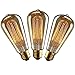Produktbild KJLARS 3x Vintage Edison Glühbirne E27 25W ST64 Glühlampe Dimmbar Warmweiß Retro Birne Antike Filament Leuchtmittel Ideal für Nostalgie Beleuchtung