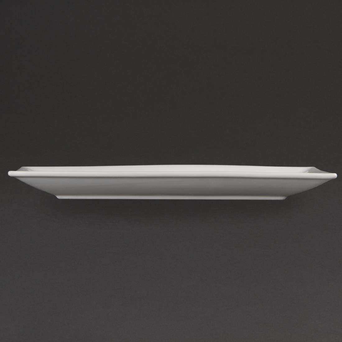 Olympia Plato rectangular para servir 380 x 200 mm, color blanco