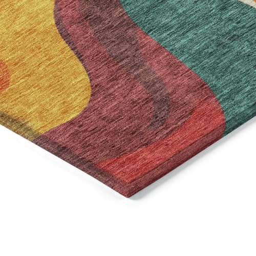 Tapete Addison Rugs Chantille 5 x 7.5 pies Naranja miniatura 4