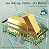 Veken Rustproof & Waterproof Shower Caddy 6-Pack, No Drilling Adhesive Shelves Rack with Soap Holder, Large Capacity Bathroom Organizers and Storage, Wall-Mounted Kitchen & Home Decor, Green #2